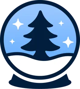 Winter Wonder-LAN snow globe logo